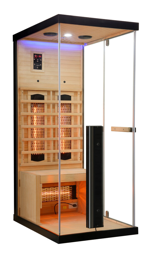 Sanotechnik - BILLUND 1 Infrarotkabine für 1 Person 80x110x190 cm