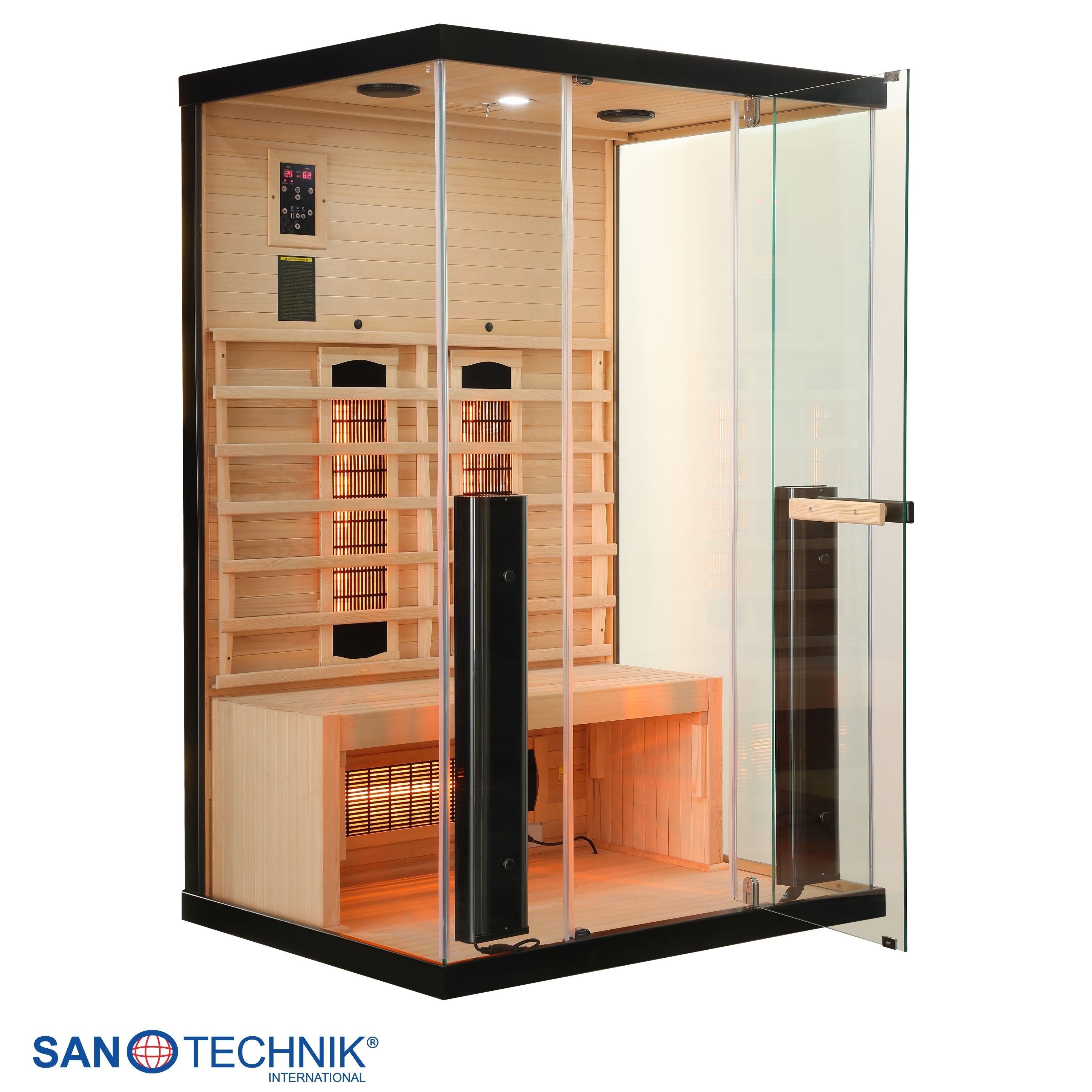 Sanotechnik - BILLUND 2 Infrarotkabine für 2 Personen 125x100x190 cm