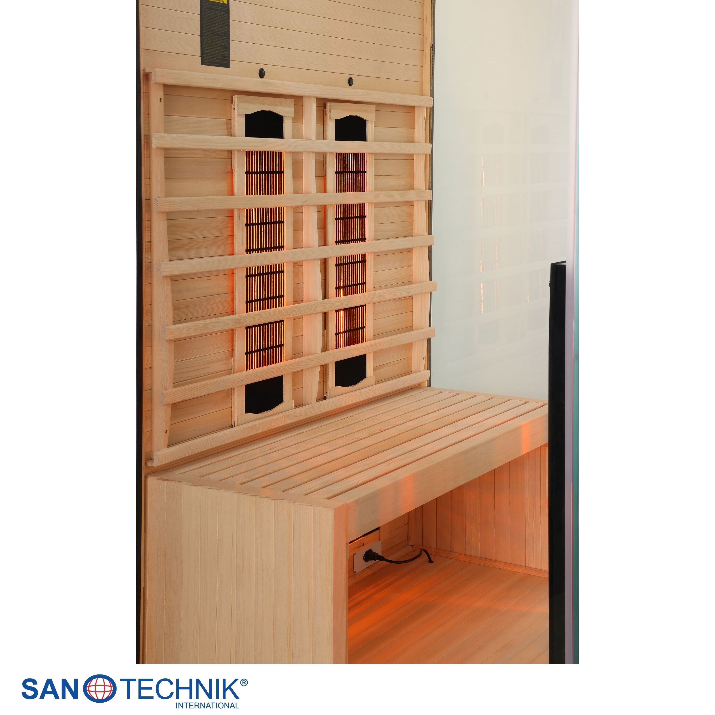 Sanotechnik - BILLUND 2 Infrarotkabine für 2 Personen 125x100x190 cm