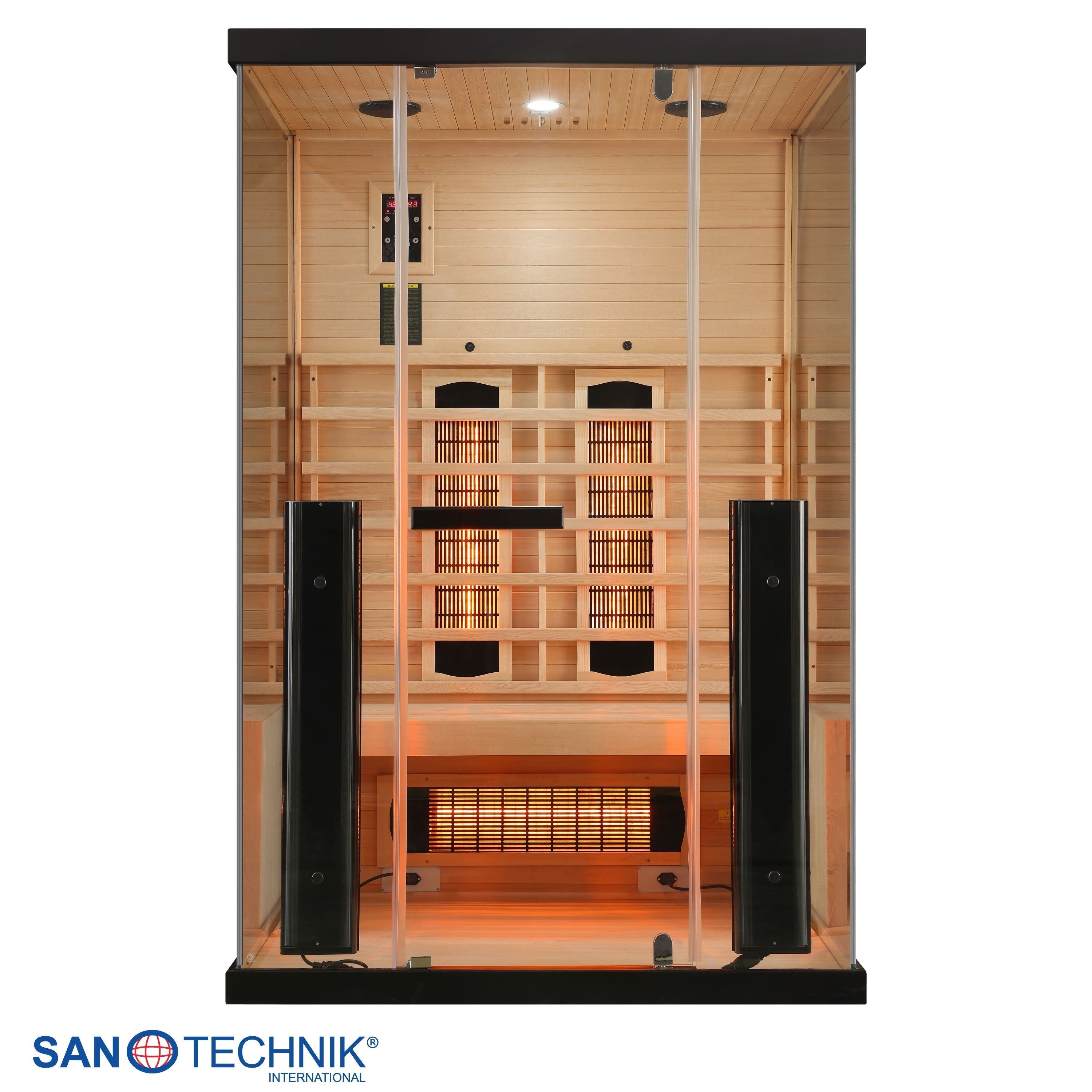 Sanotechnik - BILLUND 2 Infrarotkabine für 2 Personen 125x100x190 cm