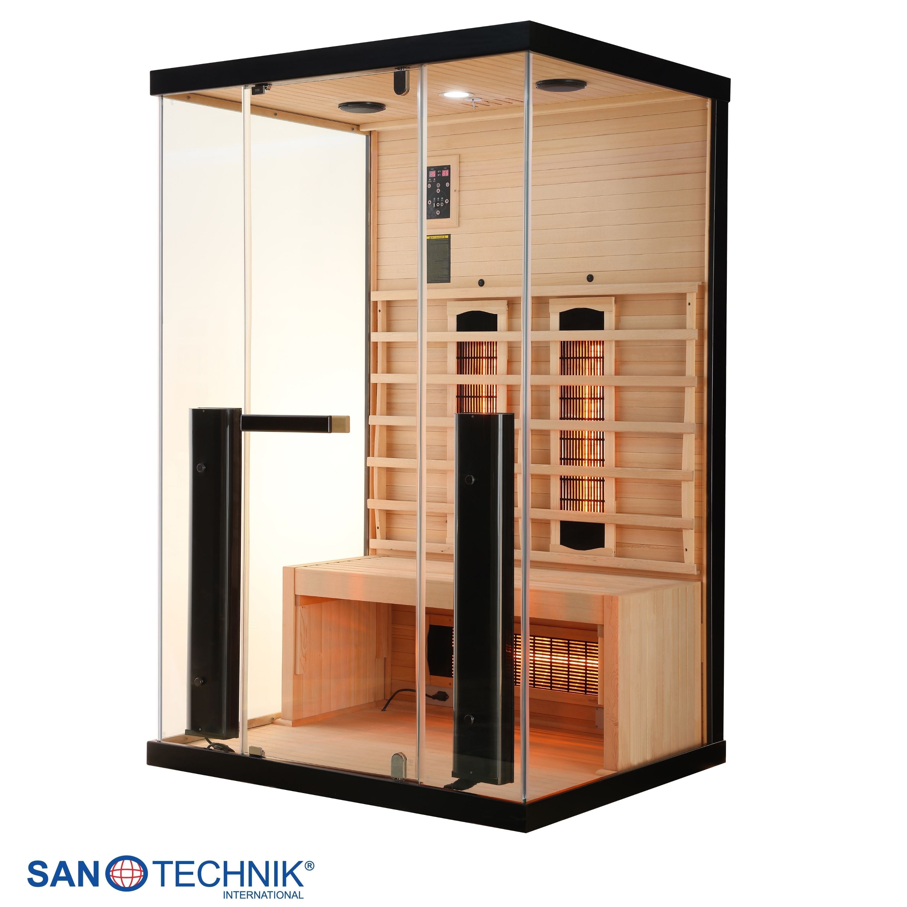Sanotechnik - BILLUND 2 Infrarotkabine für 2 Personen 125x100x190 cm