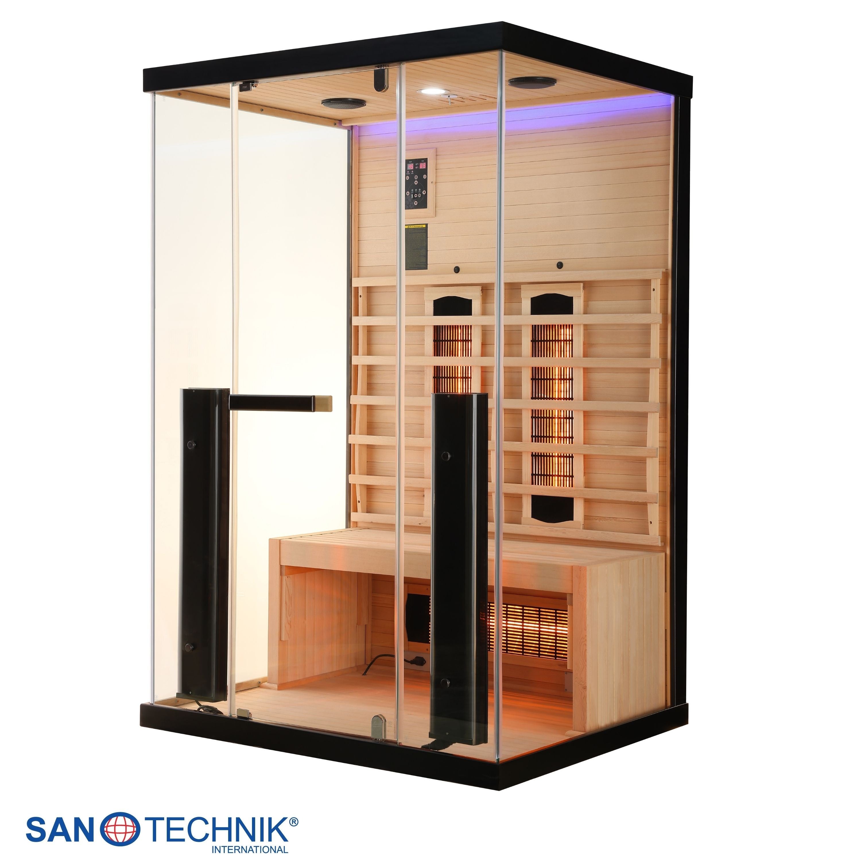 Sanotechnik - BILLUND 2 Infrarotkabine für 2 Personen 125x100x190 cm