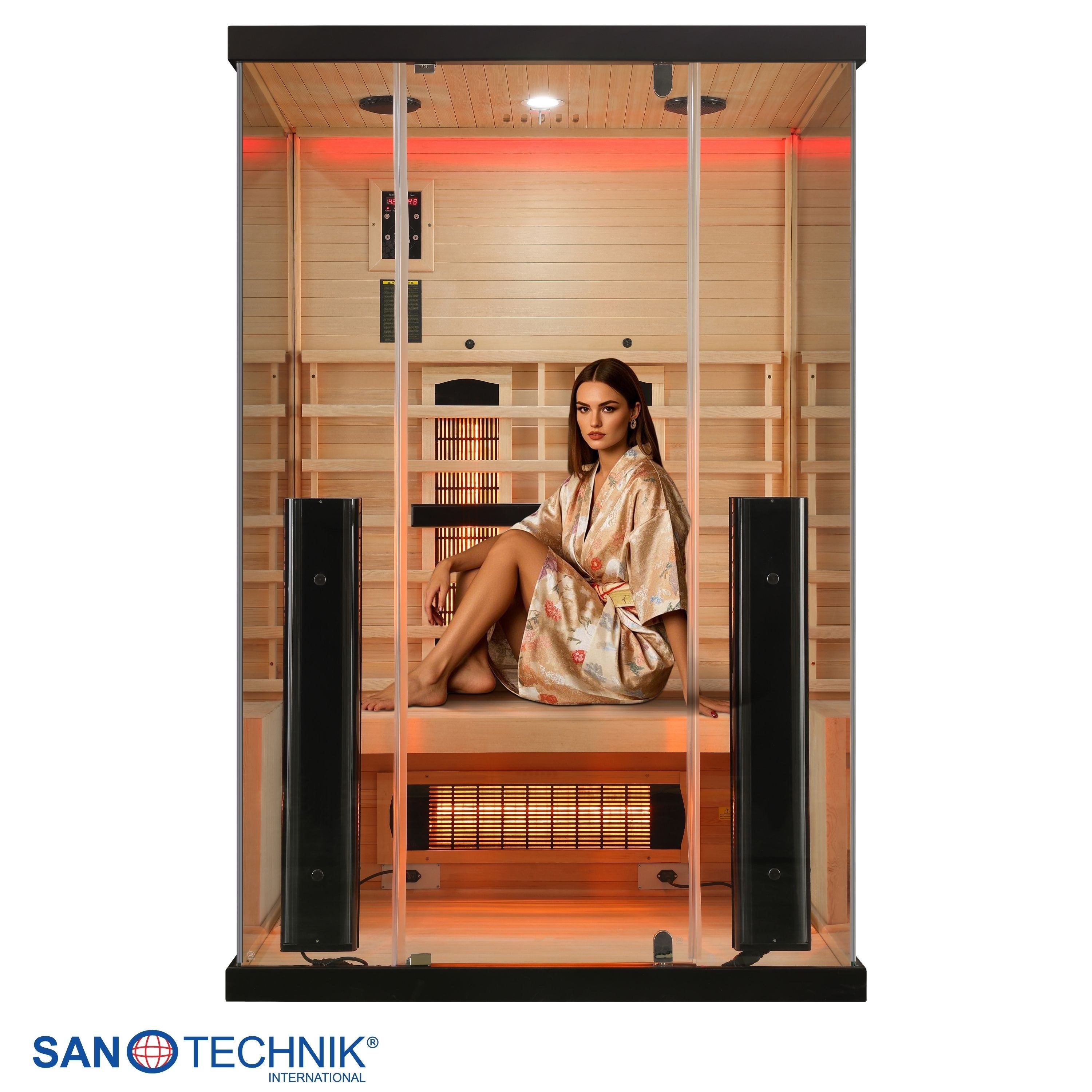 Sanotechnik - BILLUND 2 Infrarotkabine für 2 Personen 125x100x190 cm