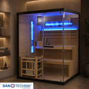 Sanotechnik - LUXOR 2 Sauna für 3 Personen 150x140x190 cm