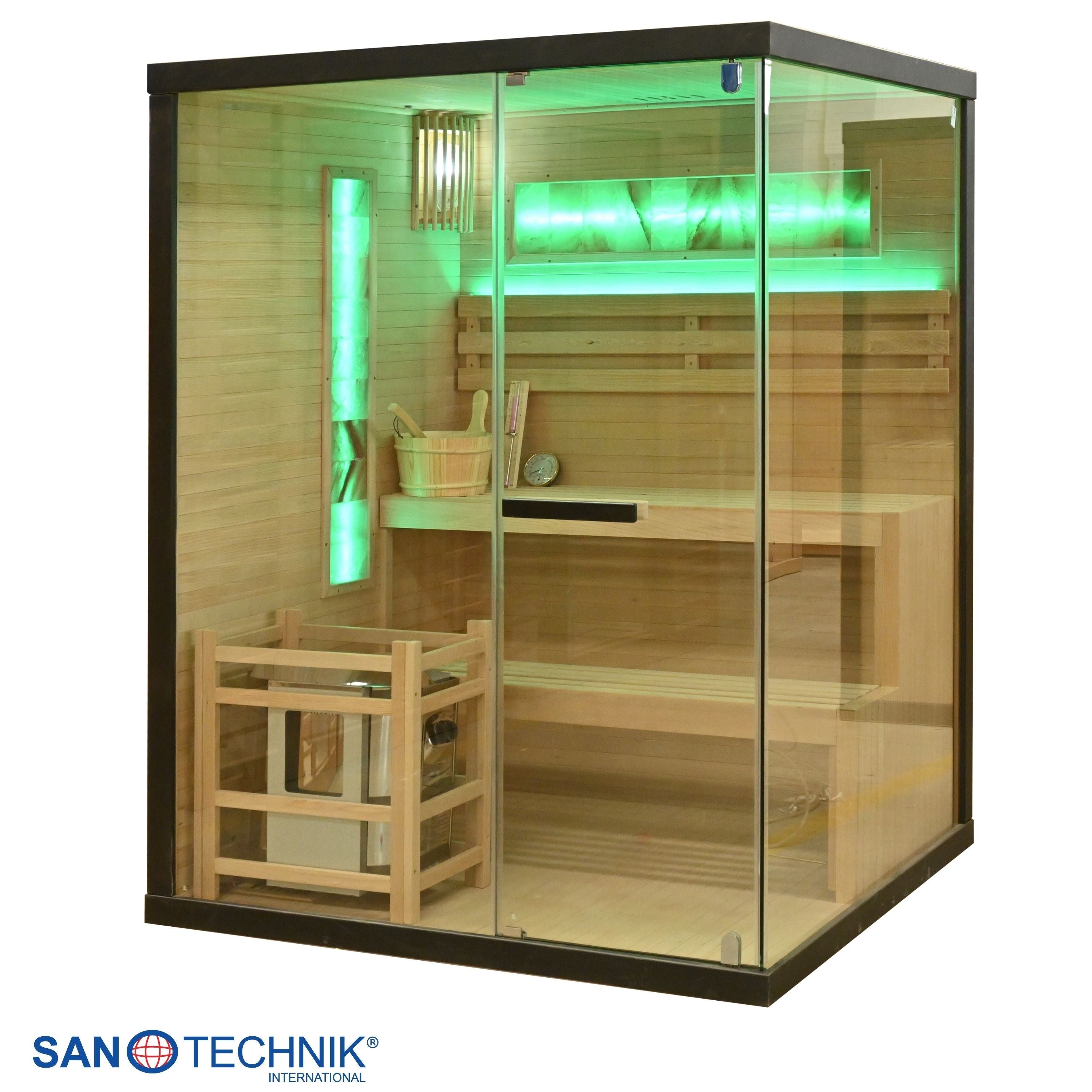 Sanotechnik - LUXOR 2 Sauna für 3 Personen 150x140x190 cm