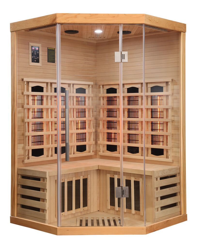 Sanotechnik - SUPREME Infrarotkabine für 2 Personen 120x120x190 cm