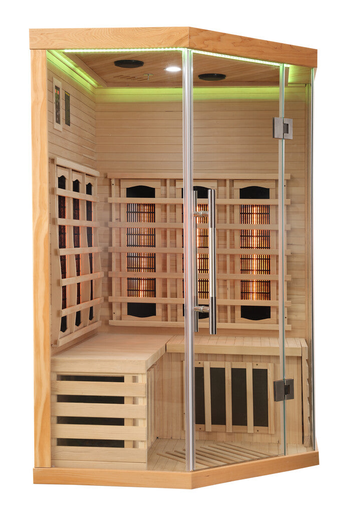 Sanotechnik - SUPREME Infrarotkabine für 2 Personen 120x120x190 cm