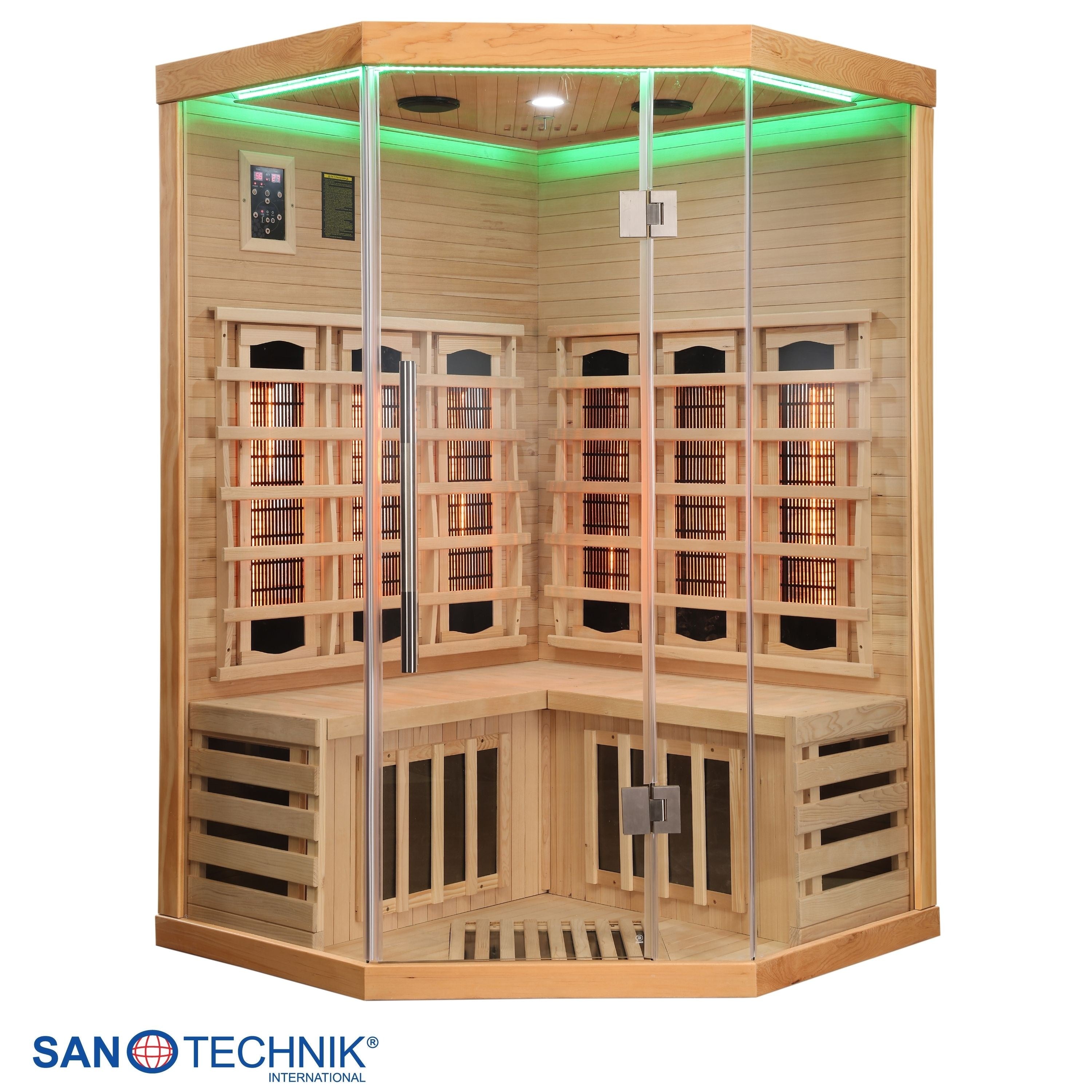 Sanotechnik - SUPREME Infrarotkabine für 2 Personen 120x120x190 cm