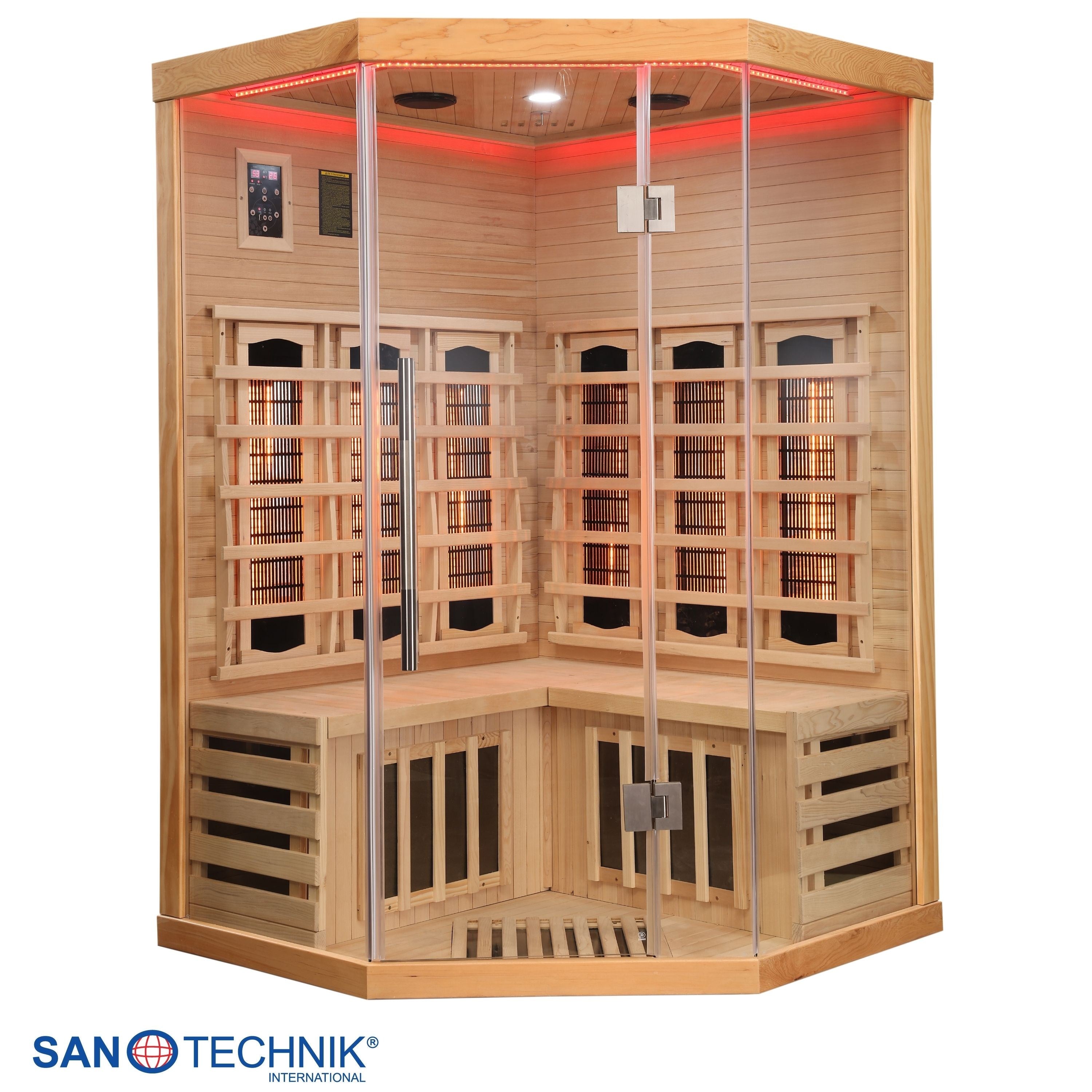 Sanotechnik - SUPREME Infrarotkabine für 2 Personen 120x120x190 cm