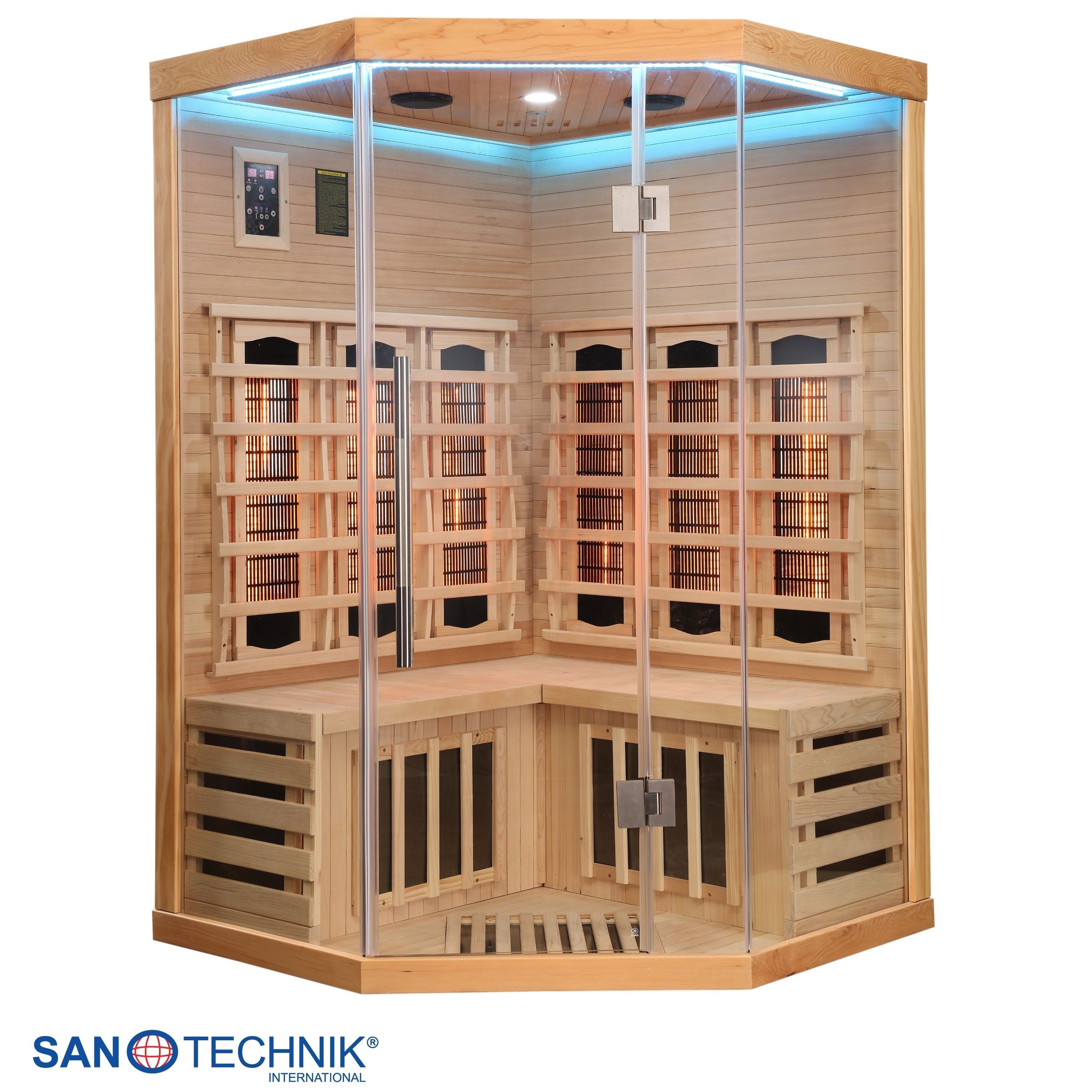Sanotechnik - SUPREME Infrarotkabine für 2 Personen 120x120x190 cm