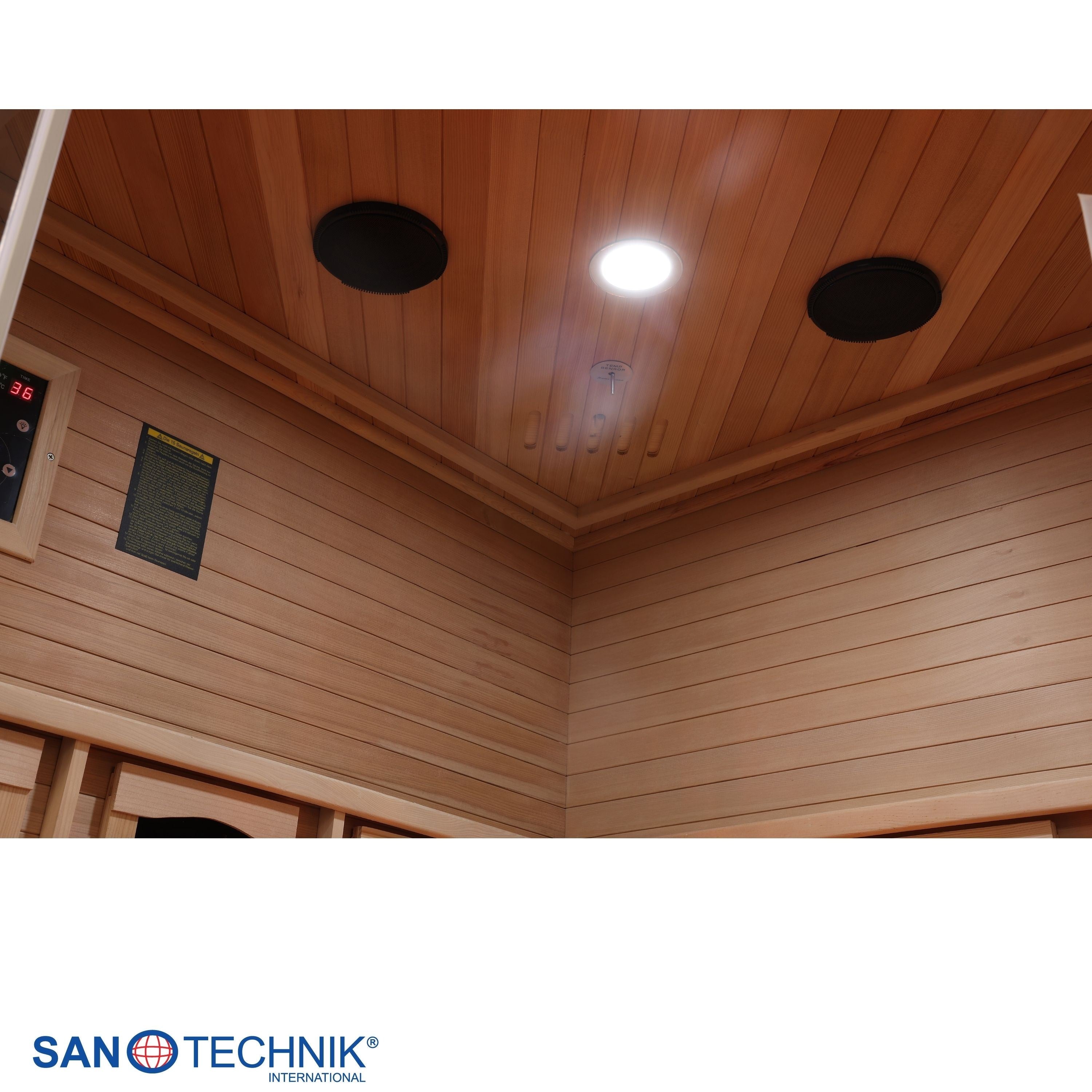 Sanotechnik - SUPREME Infrarotkabine für 2 Personen 120x120x190 cm