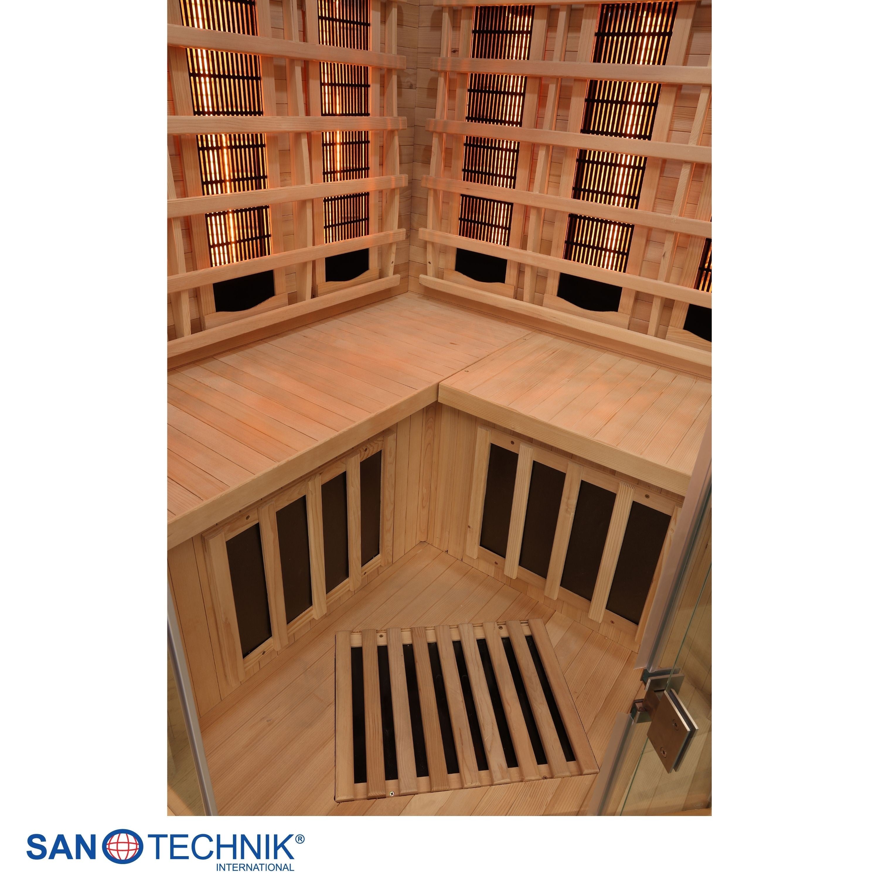 Sanotechnik - SUPREME Infrarotkabine für 2 Personen 120x120x190 cm