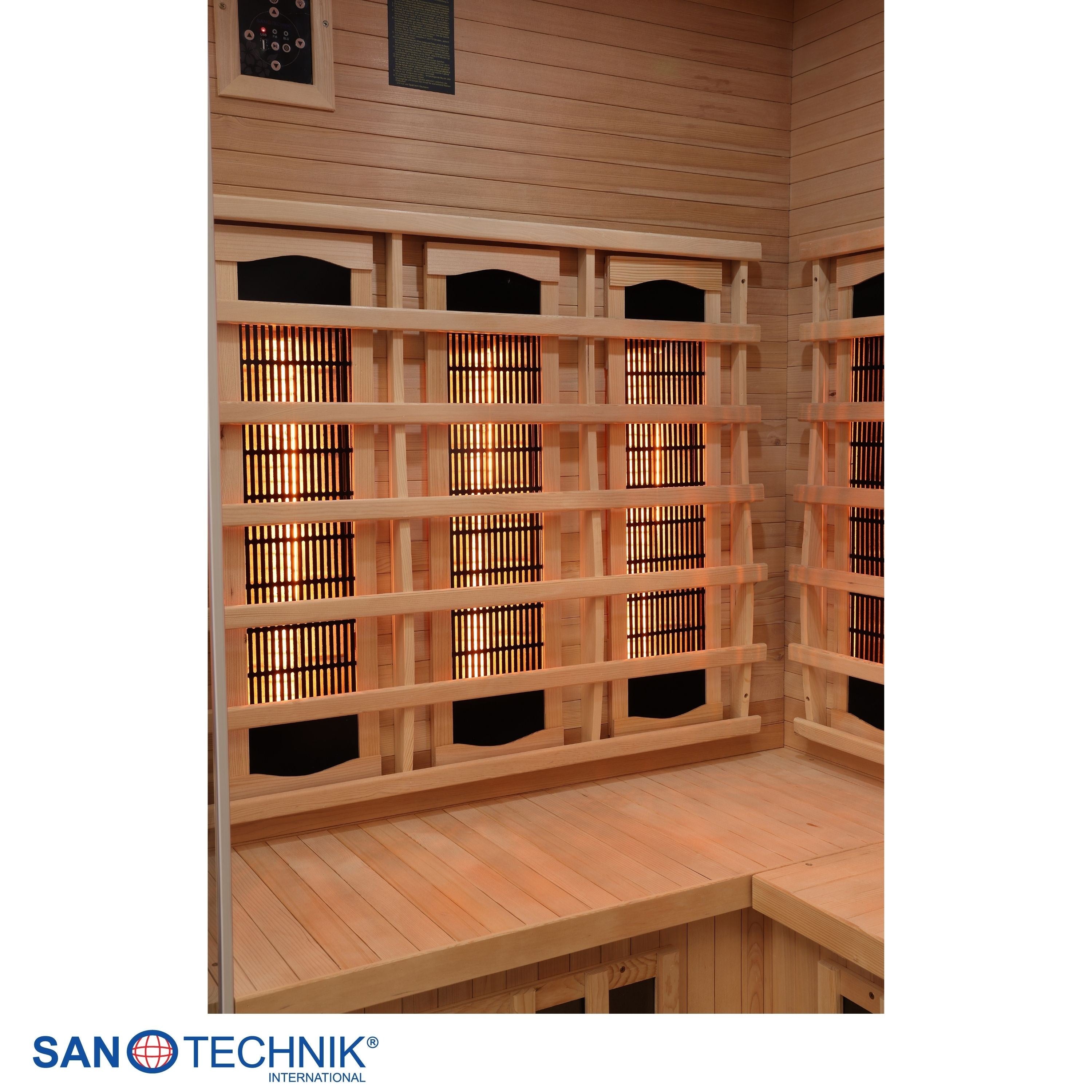 Sanotechnik - SUPREME Infrarotkabine für 2 Personen 120x120x190 cm