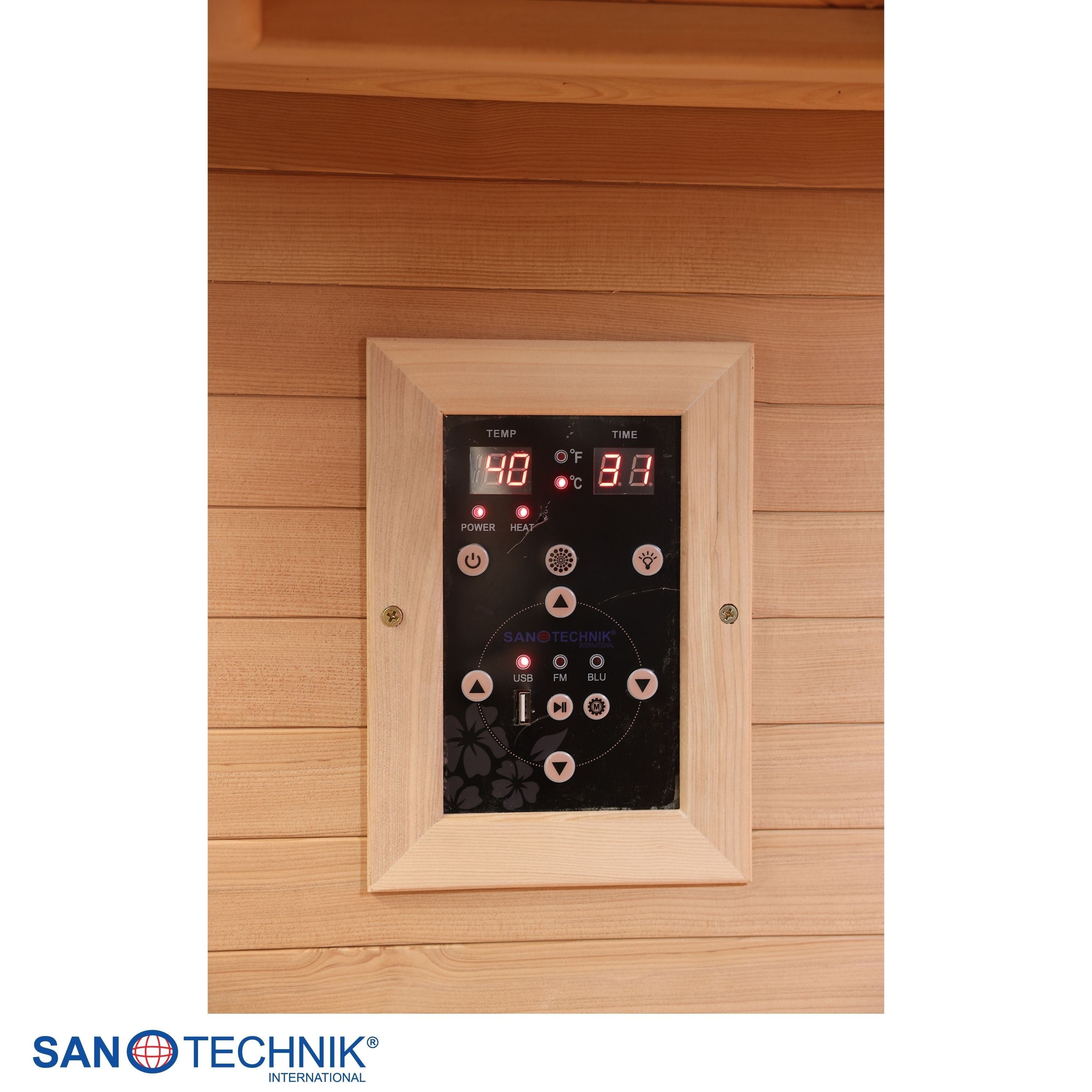 Sanotechnik - SUPREME Infrarotkabine für 2 Personen 120x120x190 cm