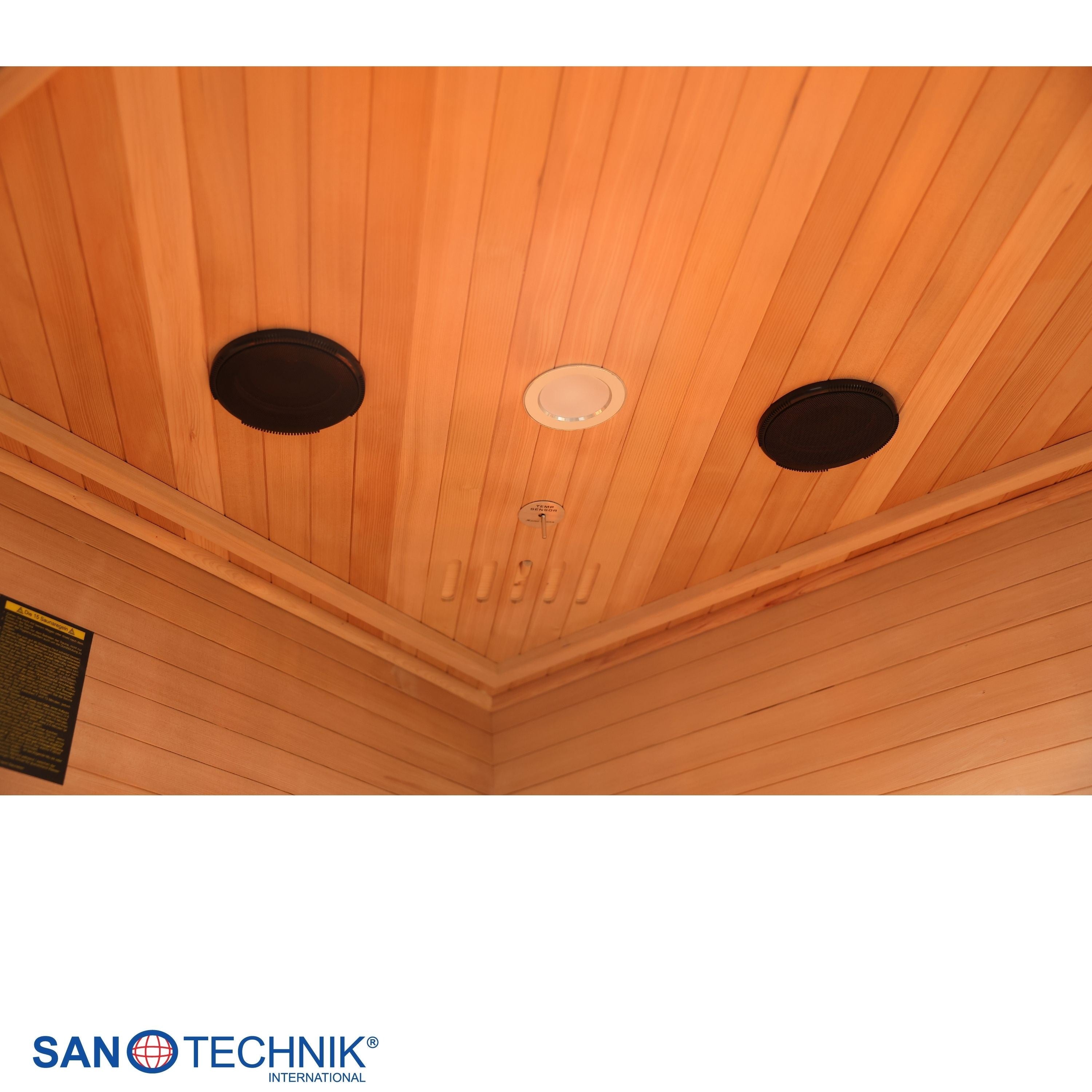 Sanotechnik - SUPREME Infrarotkabine für 2 Personen 120x120x190 cm
