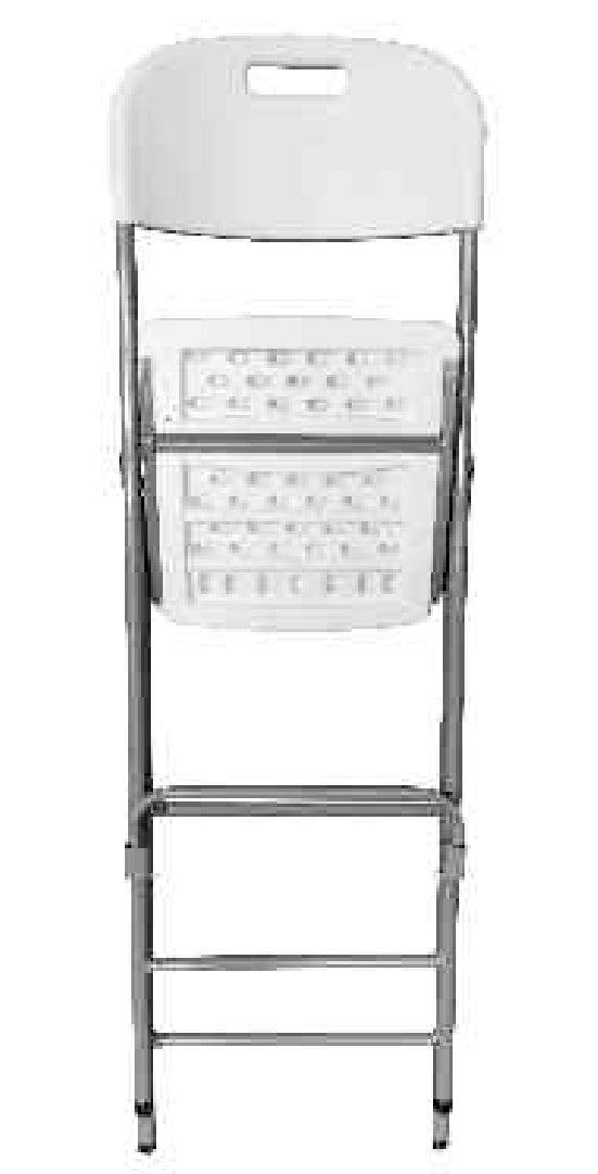 Sanotechnik - Barstuhl klappbar weiß 57x46x112 cm