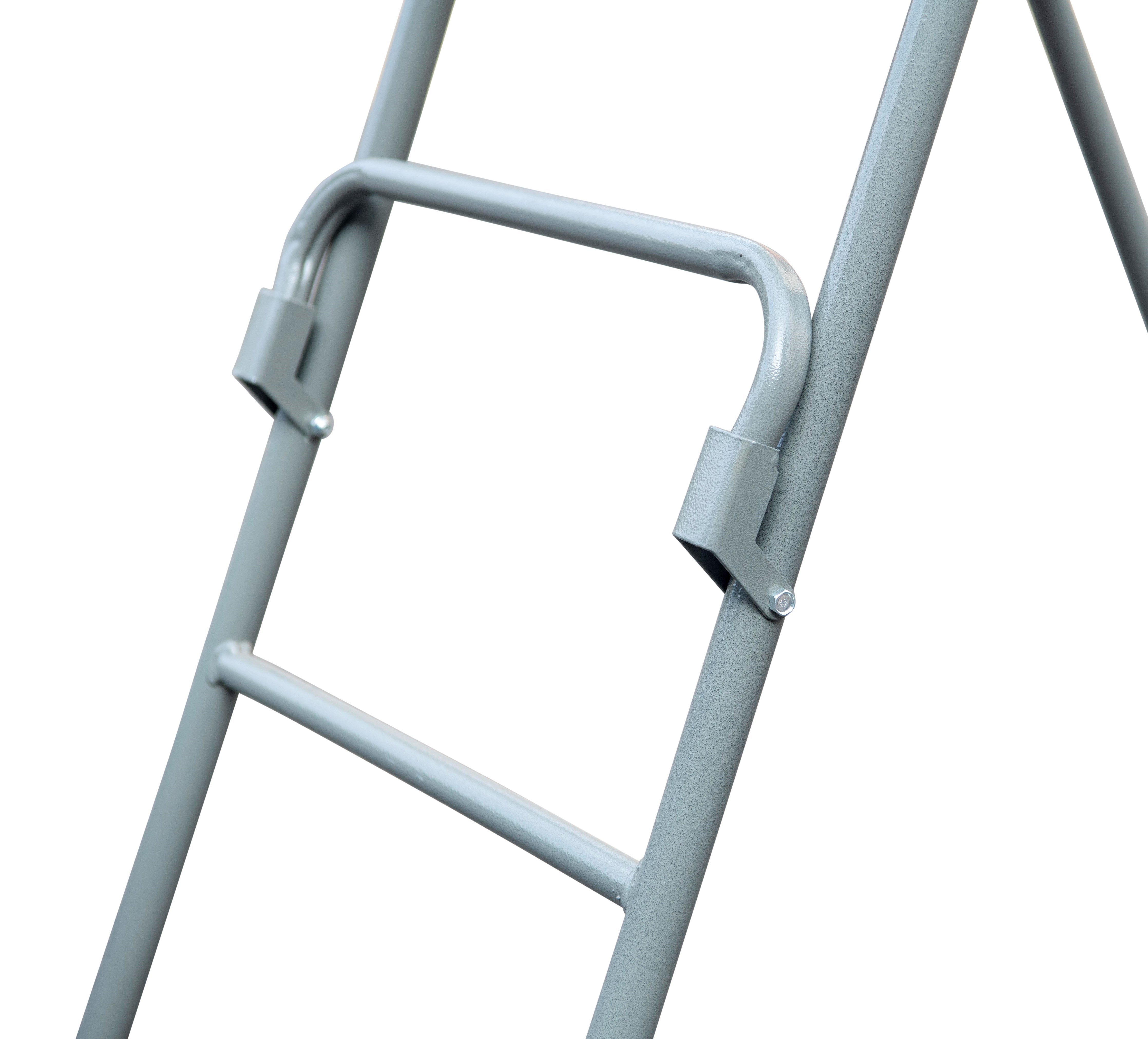 Sanotechnik - Barstuhl klappbar weiß 57x46x112 cm