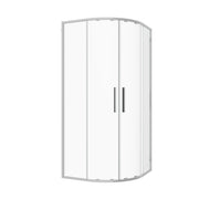 Sanotechnik - Rundduschkabine chrome 100x100x200cm ESG Easy-Clean