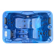 Sanotechnik - MODENA OUTDOOR WHIRLPOOL blue marble inkl. Abdeckung 205x130x70 cm