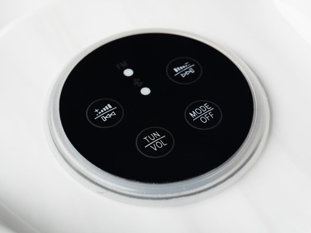 Sanotechnik - HAWAI OUTDOOR WHIRLPOOL white marble inkl. Abdeckung und Stiege 220x220x95 cm