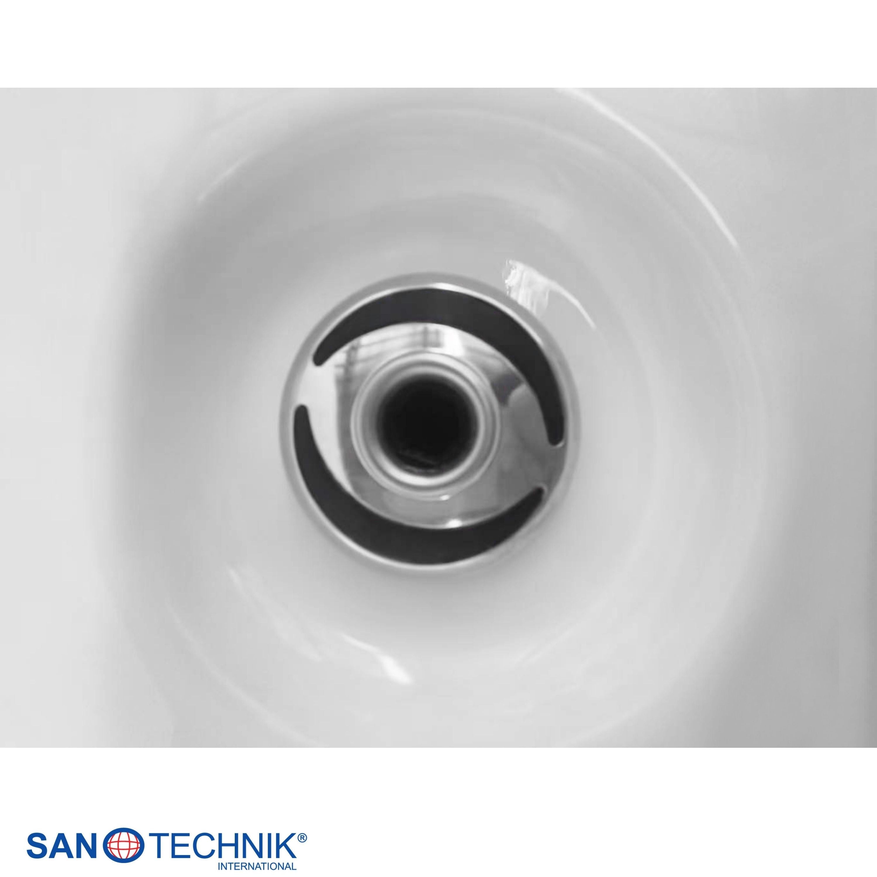 Sanotechnik - SPLIT OUTDOOR WHIRLPOOL white marble inkl. Abdeckung 175x115x70 cm