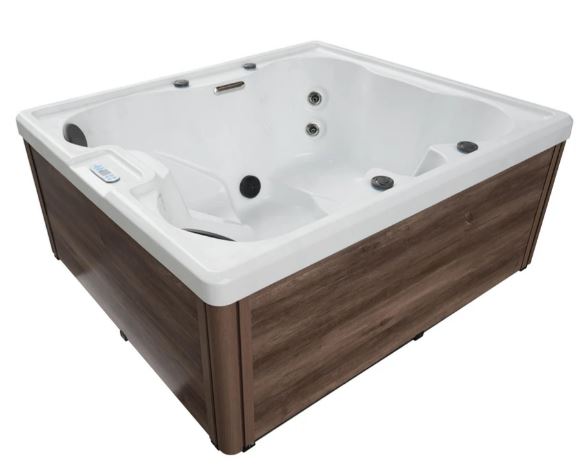 SANOTECHNIK I Outdoorwhirlpool Palermo WHITE MARBLE inkl. Abdeckung