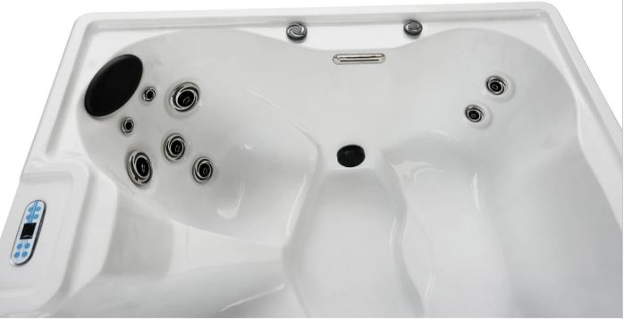 SANOTECHNIK I Outdoorwhirlpool Palermo WHITE MARBLE inkl. Abdeckung