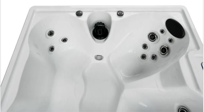 SANOTECHNIK I Outdoorwhirlpool Palermo WHITE MARBLE inkl. Abdeckung