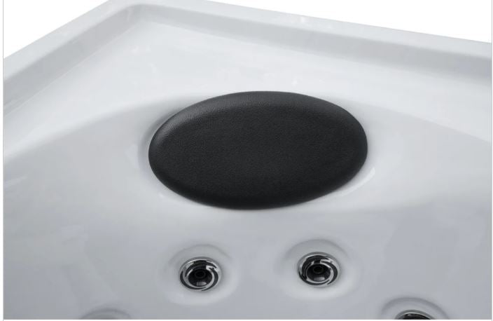 SANOTECHNIK I Outdoorwhirlpool Catania WHITE MARBLE inkl. Abdeckung