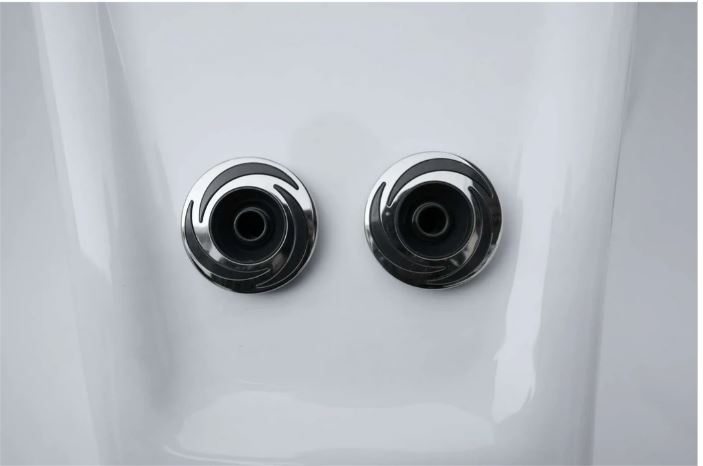 SANOTECHNIK I Outdoorwhirlpool Catania WHITE MARBLE inkl. Abdeckung