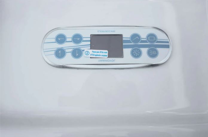 SANOTECHNIK I Outdoorwhirlpool Catania WHITE MARBLE inkl. Abdeckung