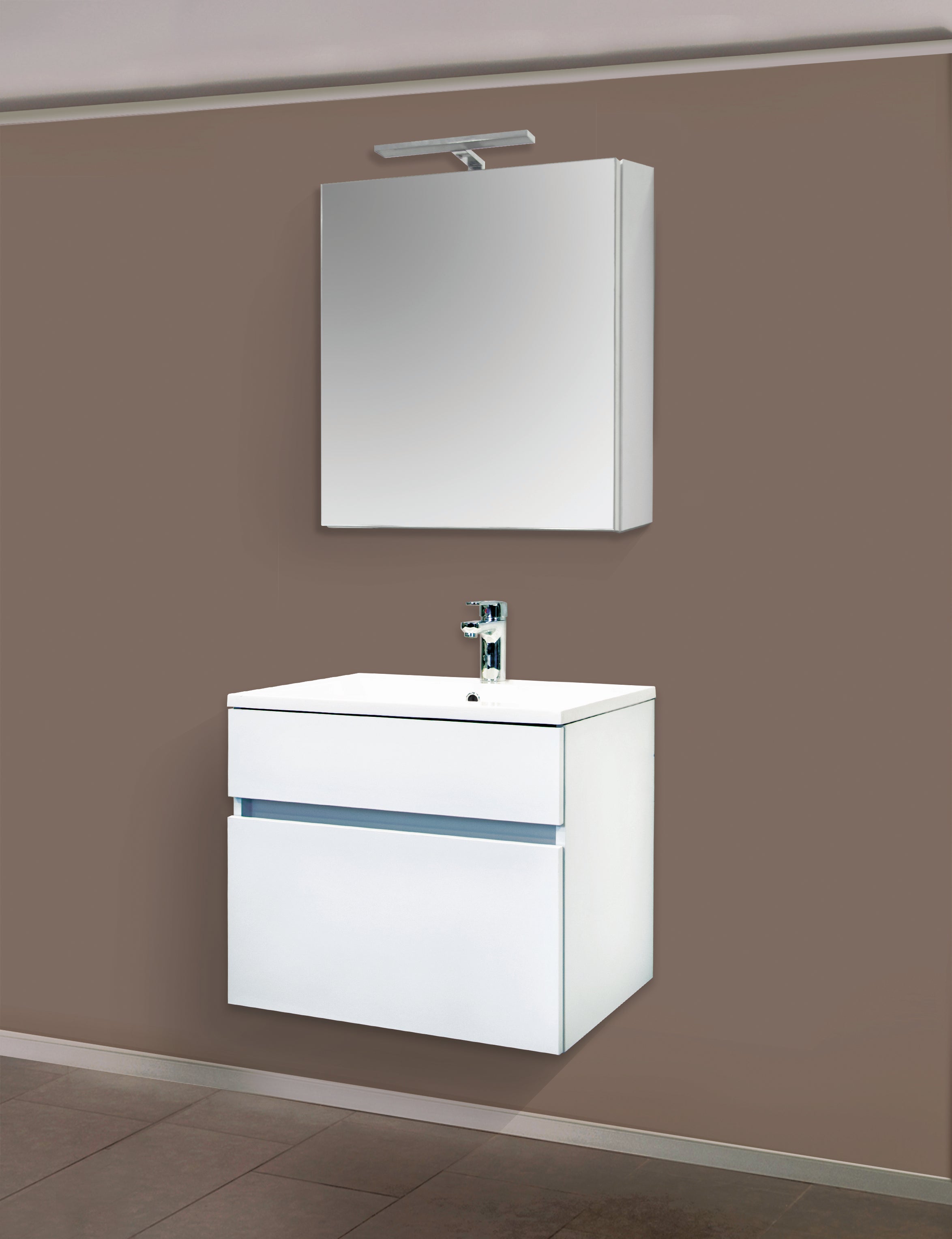 Sanotechnik - STELLA 60 WEISS - SET MÖBEL