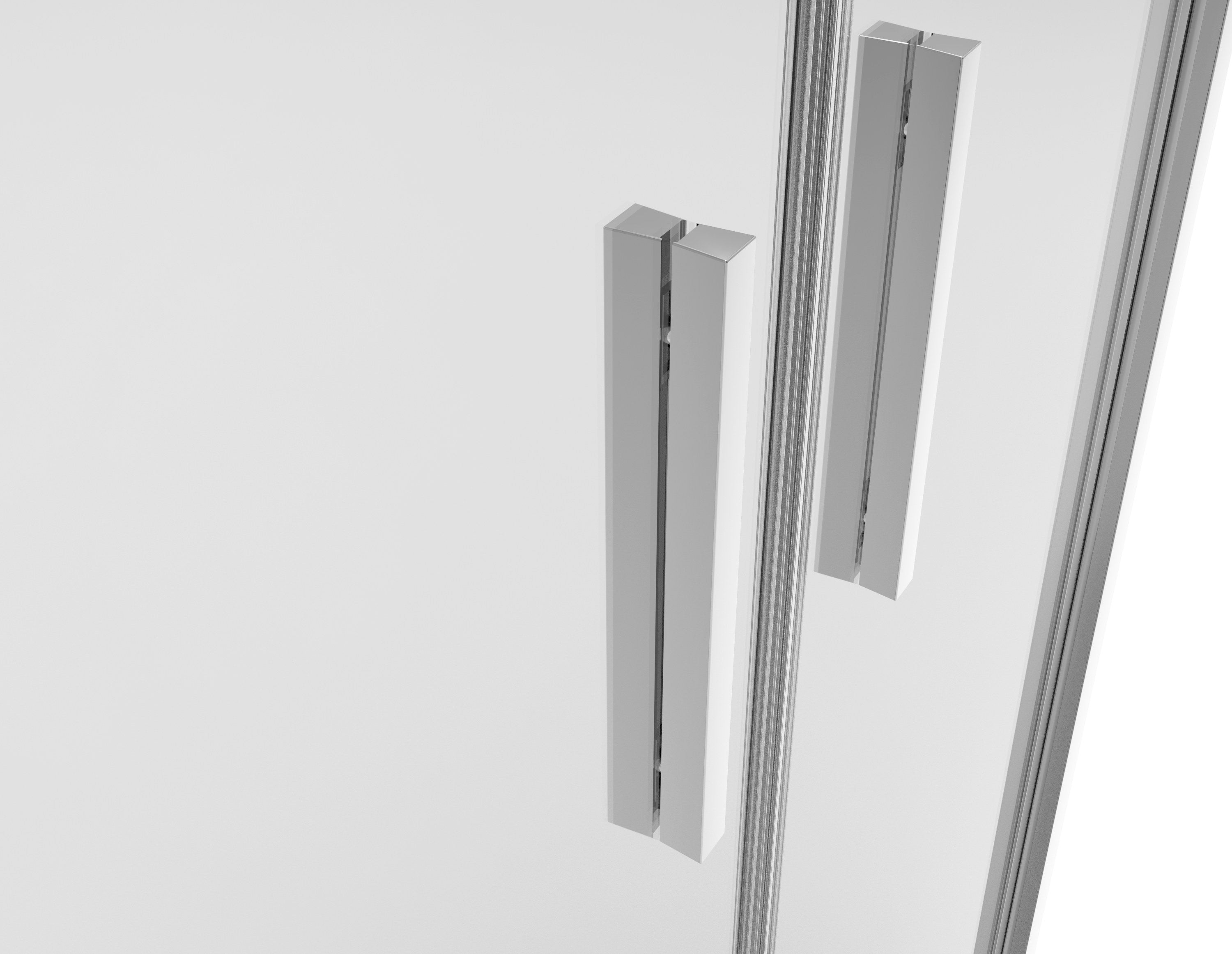 Sanotechnik - Salontür chrome 80x200 6mm ESG Easy-Clean