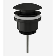 Sanotechnik - WT-Ventil Klick-Klack  schwarz 1 1/4 Höhe:75mm