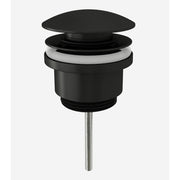 Sanotechnik - WT-Ventil Klick-Klack  schwarz 1 1/4 Höhe:75mm