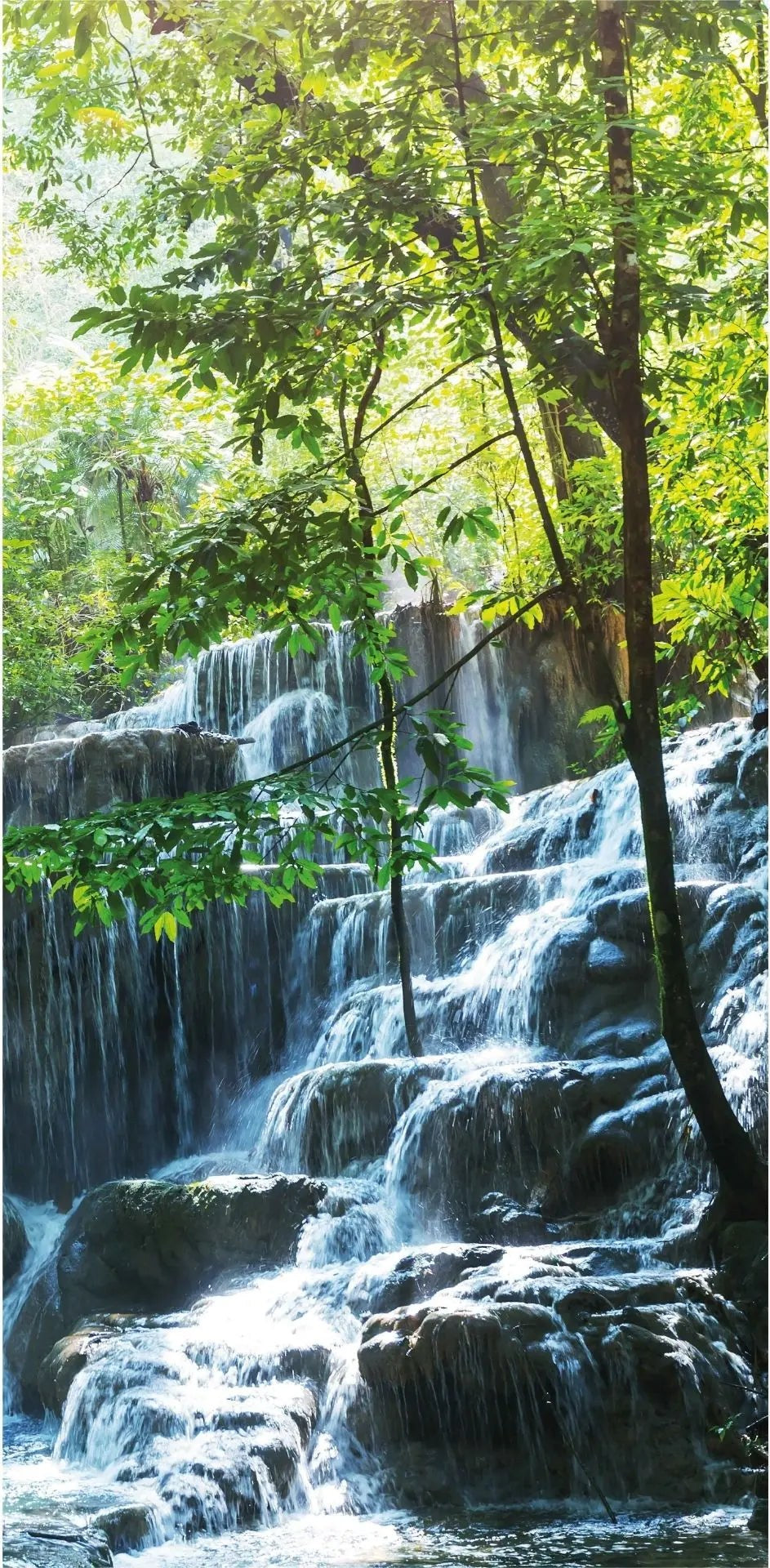 Sanotechnik - SANOWALL WASSERFALL RECHTS Wandverkleidung 100x205x,03cm