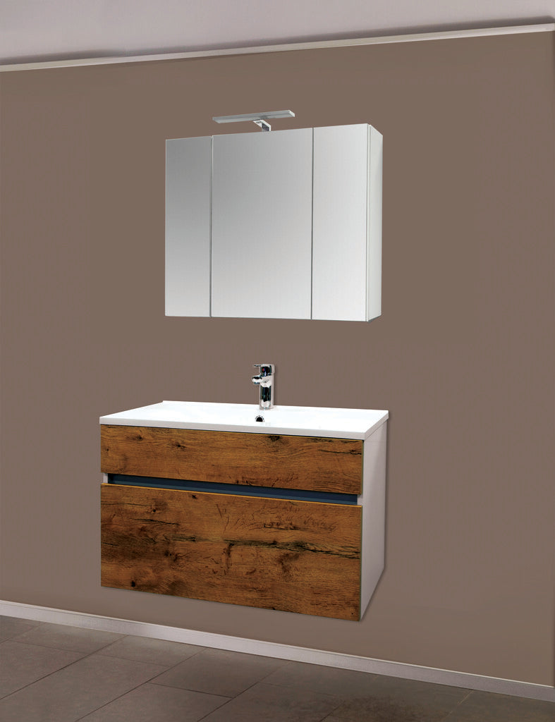 Sanotechnik - STELLA 80 Eiche antik Unterschrank