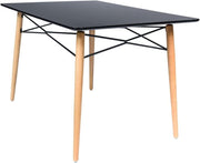Sanotechnik - Tisch schwarz 120x80 cm