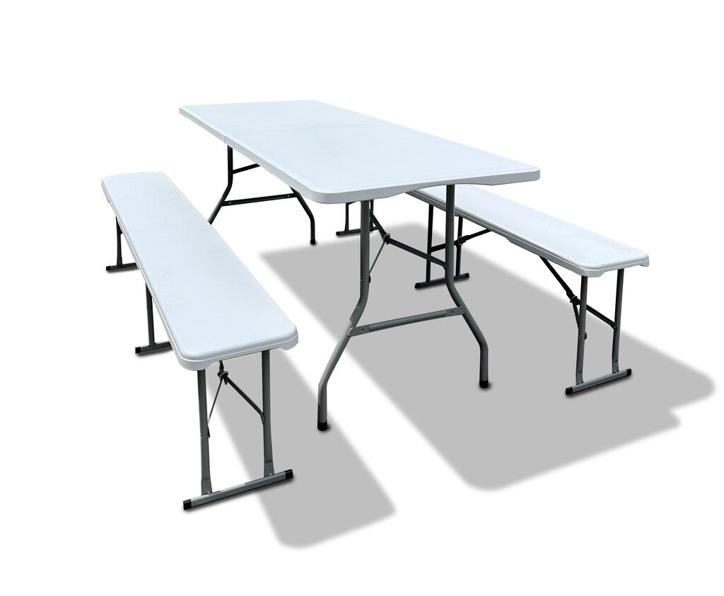 Sanotechnik - Klapptisch weiß 180x70x74 cm