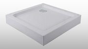 Sanotechnik - Eck-Brausetasse weiß 90x90x12,5