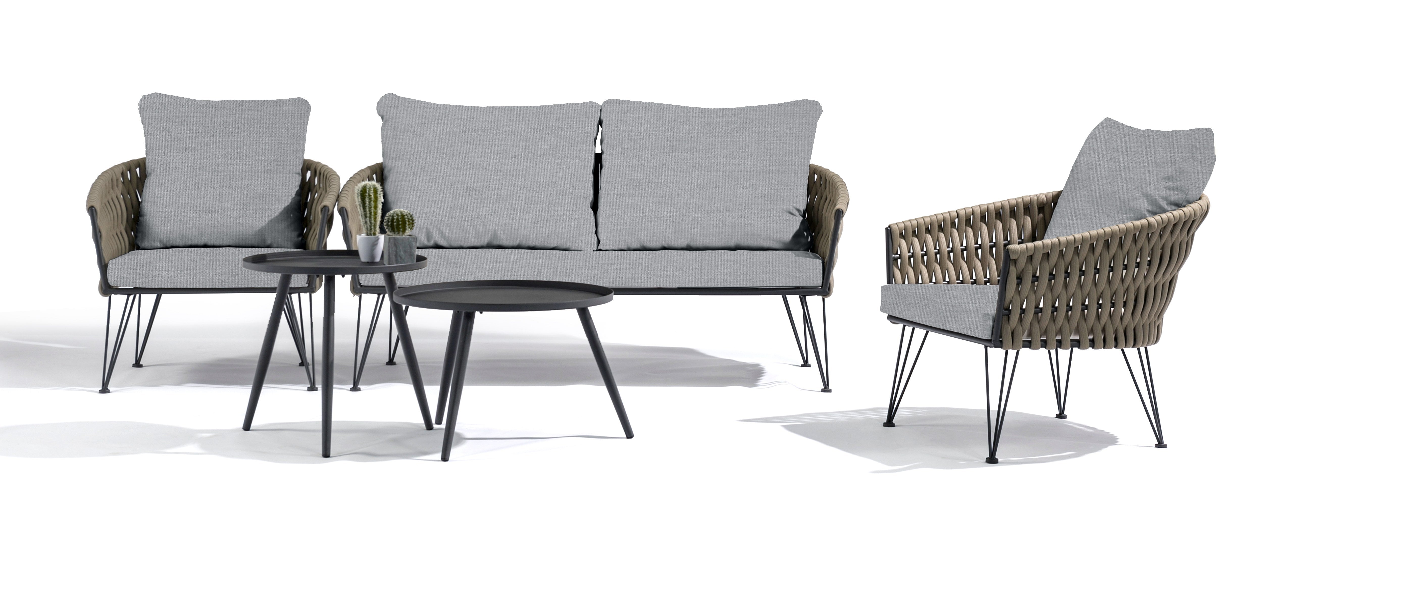 Sanotechnik - Gartenlounge Set Palma 4-teilig