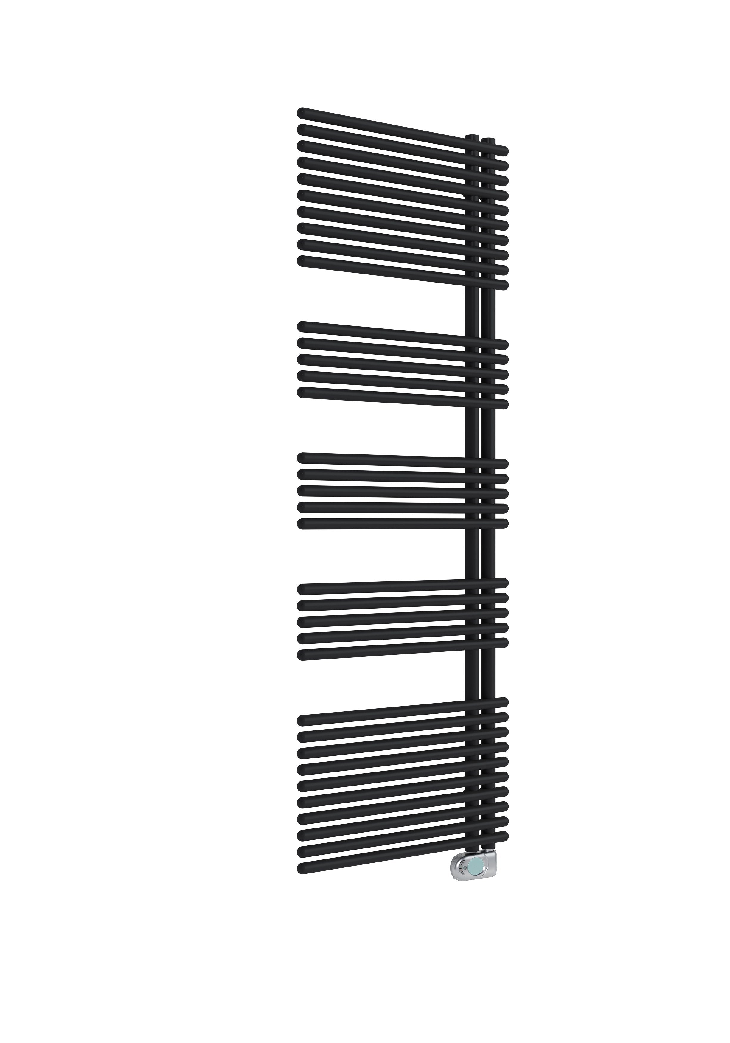 Sanotechnik - BH.-Heizk. E-Wien, mattschwarz, elektrisch, 170,8x60cm