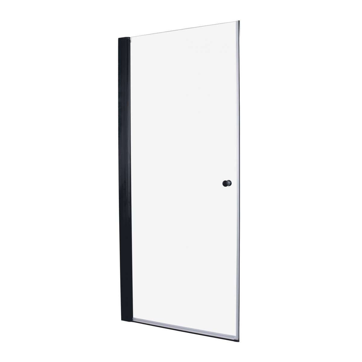Sanotechnik - Schwenktüre schwarz matt 65-67x195cm