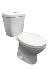 Sanotechnik - ROMA Spülrandloses WC mit WC-Sitz Abgang a/w