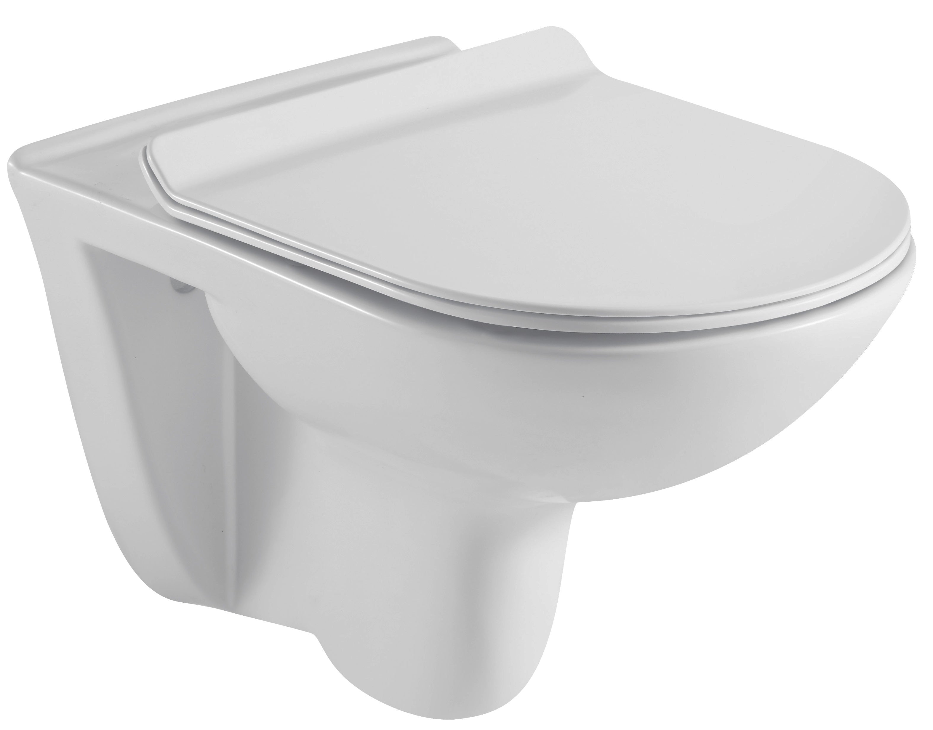 Sanotechnik - FARO Spülrandloses Wand-WC inkl. WC-Sitz