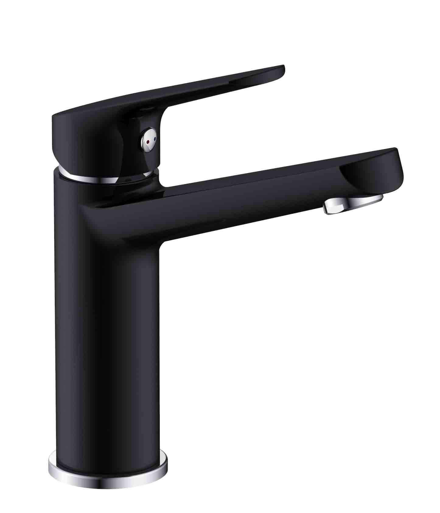 Sanotechnik - SANOSOHO Waschbecken Armatur schwarz matt