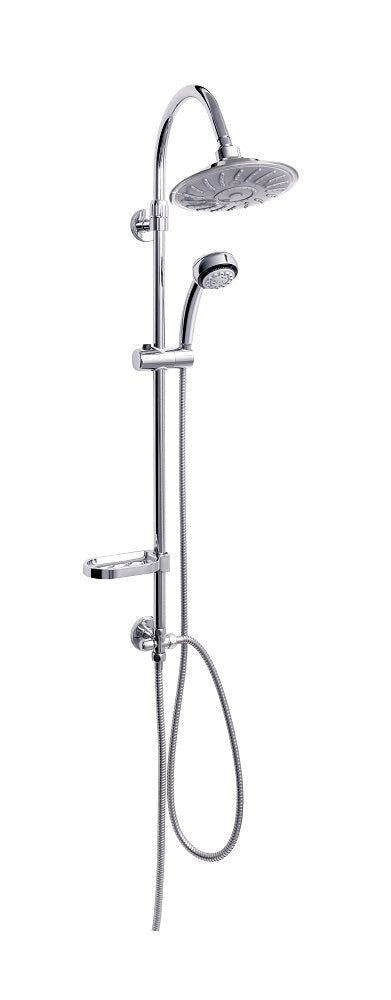 Sanotechnik - LED Überkopfbrausen Set mit Handbrause