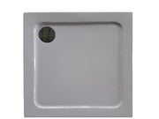 Sanotechnik - Eck-Brausetasse VENUS 90x90x4cm weiß