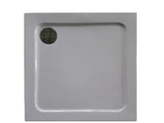 Sanotechnik - Eck-Brausetasse VENUS 90x90x4cm weiß