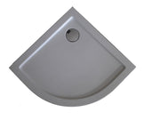Sanotechnik - Rund-Brausetasse ZEUS 90x90x4cm weiß